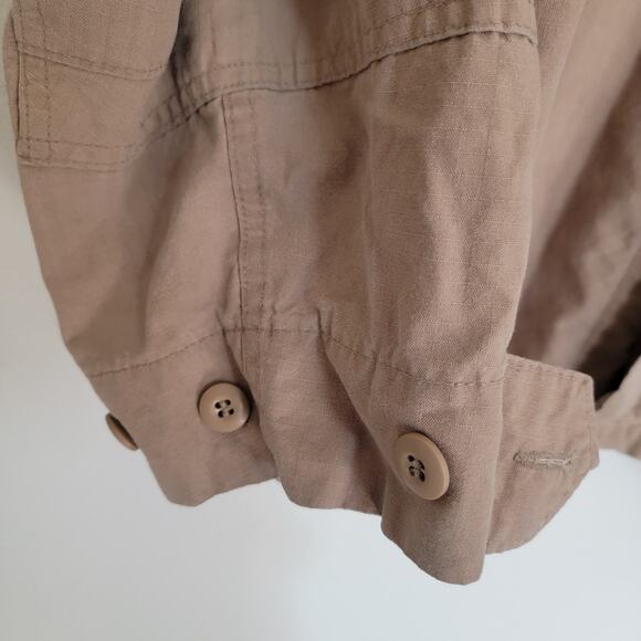 U.S. Navy 2POC Top Blouse Coat XL Long Khaki Uniform Flame-Resistant FR USN Sea - Picture 6 of 13